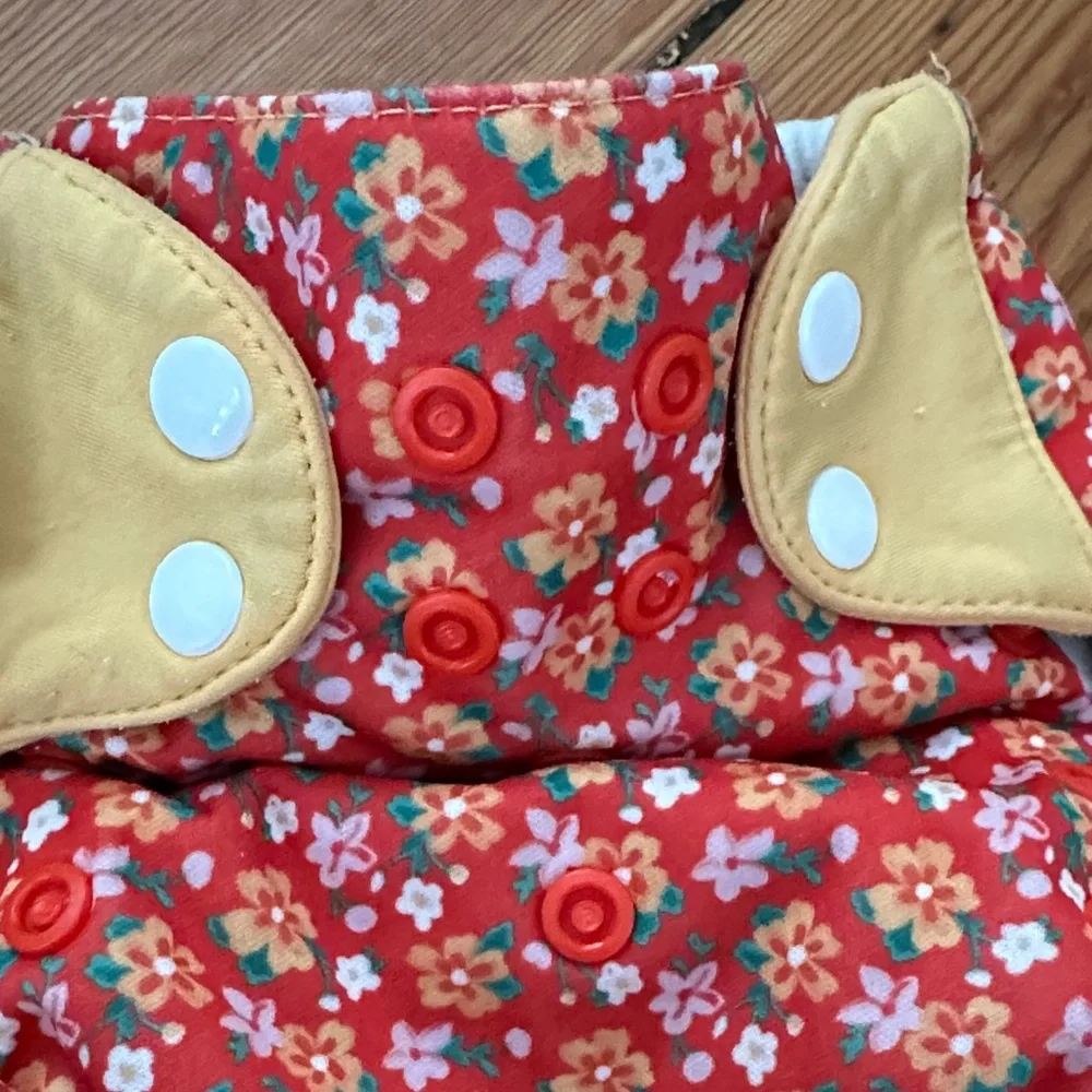 BumGenius Floral Diaper Cover Little House on the Prairie calico
